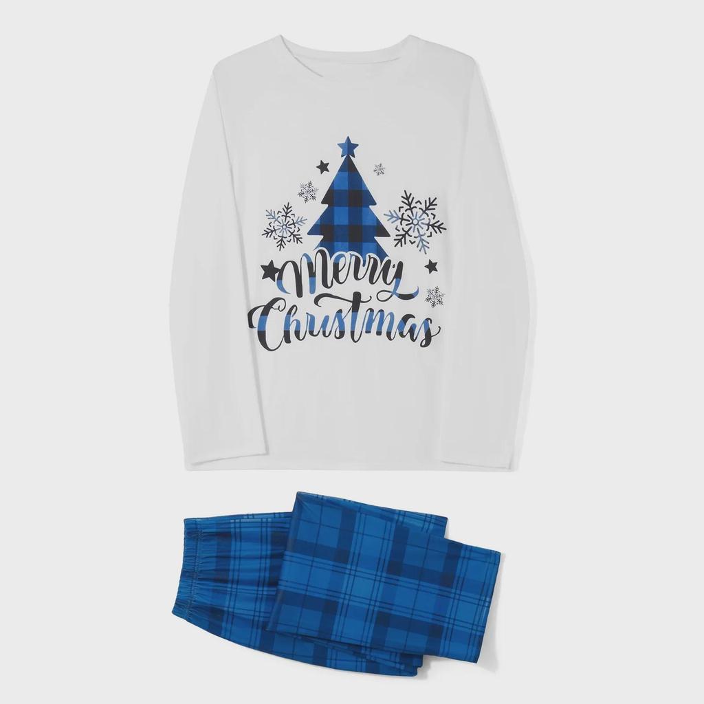 2024 Christmas Parent-Child Pajama Sets - European & American Style Two-Piece Homewear