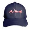 Flamingo Pattern  Black Baseball Cap cute Funny hats Wild Ball Hat Beach Designer Unisex Womens