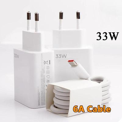 Charger 33W For Xiaomi Redmi Note 11/ 11s/11 Pro/ 11E Pro Mi 6/ 6 Plus POCO X4 X5 Pro 5G Fast Turbo Charge Type C Cable