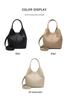 Women's Large Capacity Soft Leather Handbag - 2025 New Korean Style, Fashionable Single Shoulder Crossbody Bag for Moms