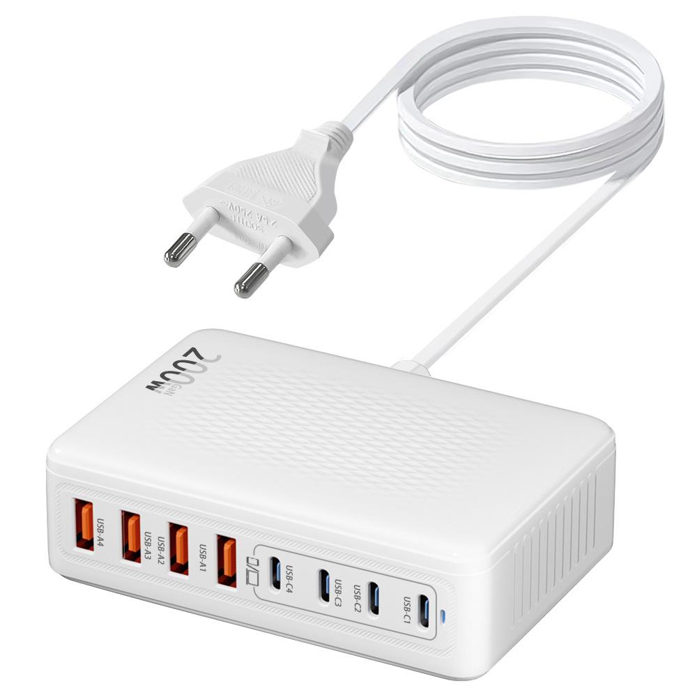 New 200W Gallium Nitride Charger Suitable for Apple 15 Charger Samsung Charger Mobile Phone Charger