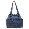 Denim Bag Women's Large Capacity Autumn and Winter Versatile Shoulder Bag Leisure Student Commuter Tote Bag