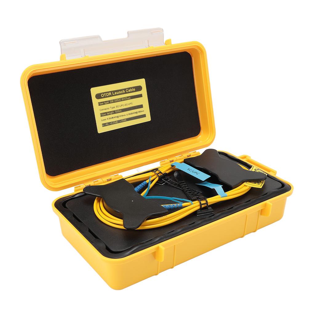 OTDR Launch Cable Box Extension Cord SC UPCSC UPC 500m Fiber Optic Test Tool OTDR Dead Zone Eliminator