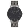 Charles Black Dial Grey Mesh Bracelet Watch for Men - 14602145