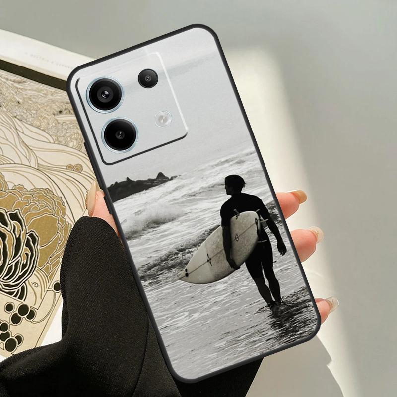 Surfer Surf Hang Loose Shaka Case For Xiaomi Redmi Note 13 12 11 9 10 14 Pro 9S 10S 11S 12S Redmi 13C 10C 12C 14C Cover