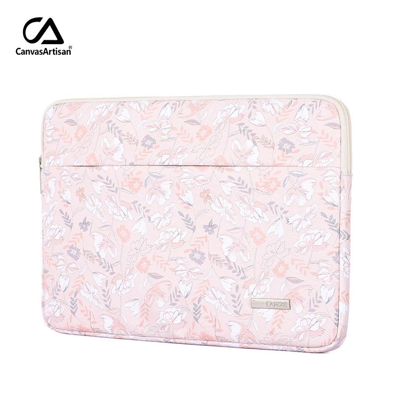 Custodia per Notebook Canvasartisan 12 Pollici Impermeabile in PU Stampato, Borsa Interna Protettiva per Computer 14-15 Pollici