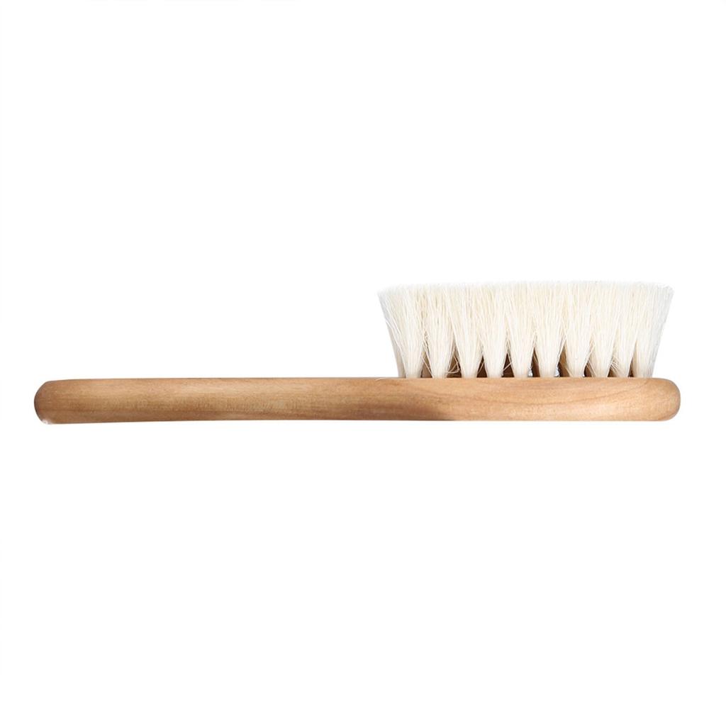 Grooming Comb Baby Comb Brush, Multifunction Natural Goat Hair Comb, Infant Hair Massage for Baby At Home