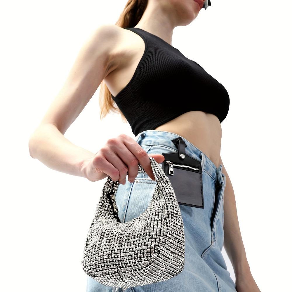 Shiny Crystal Clutch Purse Rhinestone Handmade Purses and Handbags Luxury Designer Evening Clutch Bag Purse Weding Party Bags