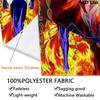 Anime Saint Seiya Wall Tapestry Aesthetic Wall Hanging Printed Fabric Blanket Decorative Tapestries for Bedroom Living Room Home Decor