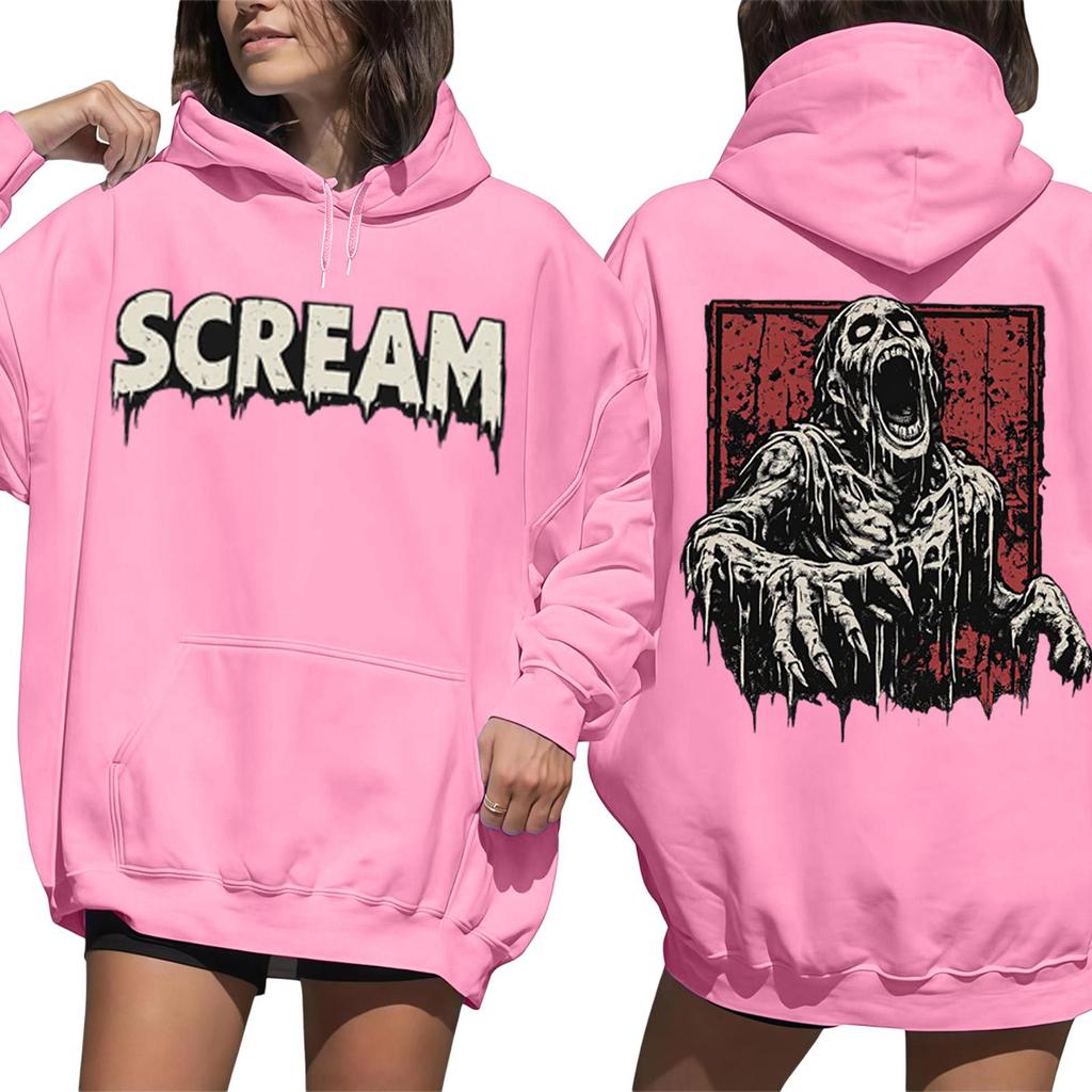 Women's Fashion Long Sleeve Sweatshirt with Graphic Print for Casual Daily Wear