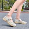 Women's Sandals Large Size Mother Breathable Flat-heeled Casual Shoes Summer Loafers