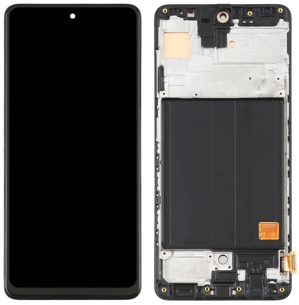 Lcd Display Touch Screen For Samsung Galaxy A51 Sm-A515 Incell Frame