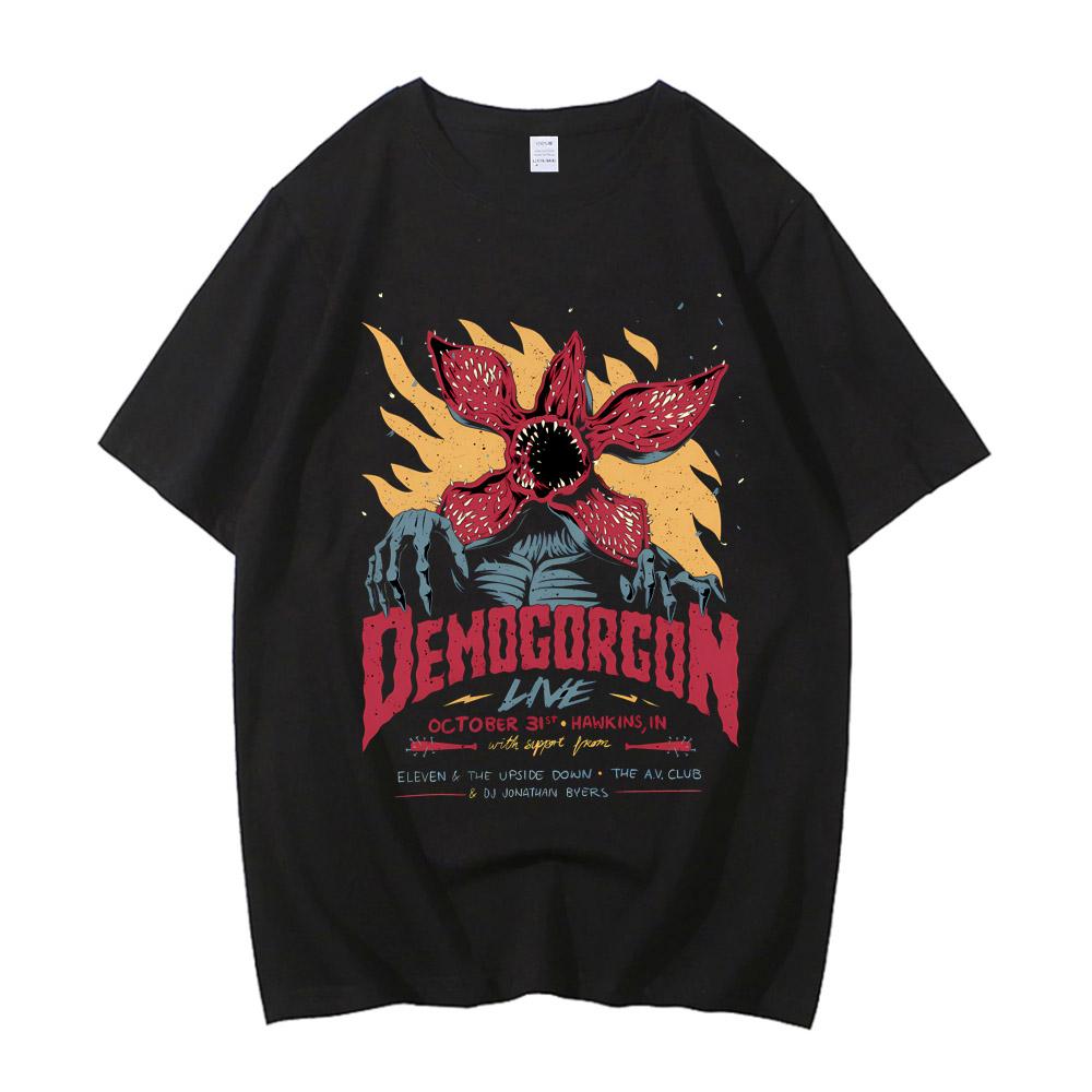 

High Quality Cotton Tshirt American TV Series Eddie Munson The Demogorgon Movie Clothes Men Women Tee Clothing Unisex Tops 4XL