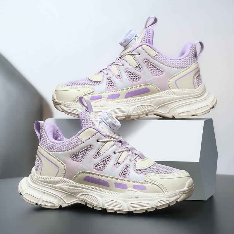 Girls Breathable Mesh Sneakers Lightweight Summer Shoes School Campus Walking Shoes Daily Student Footwear Lightweight Daily Wear