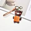 Handmade Korean Fabric Cartoon Animal Keychain Pendant