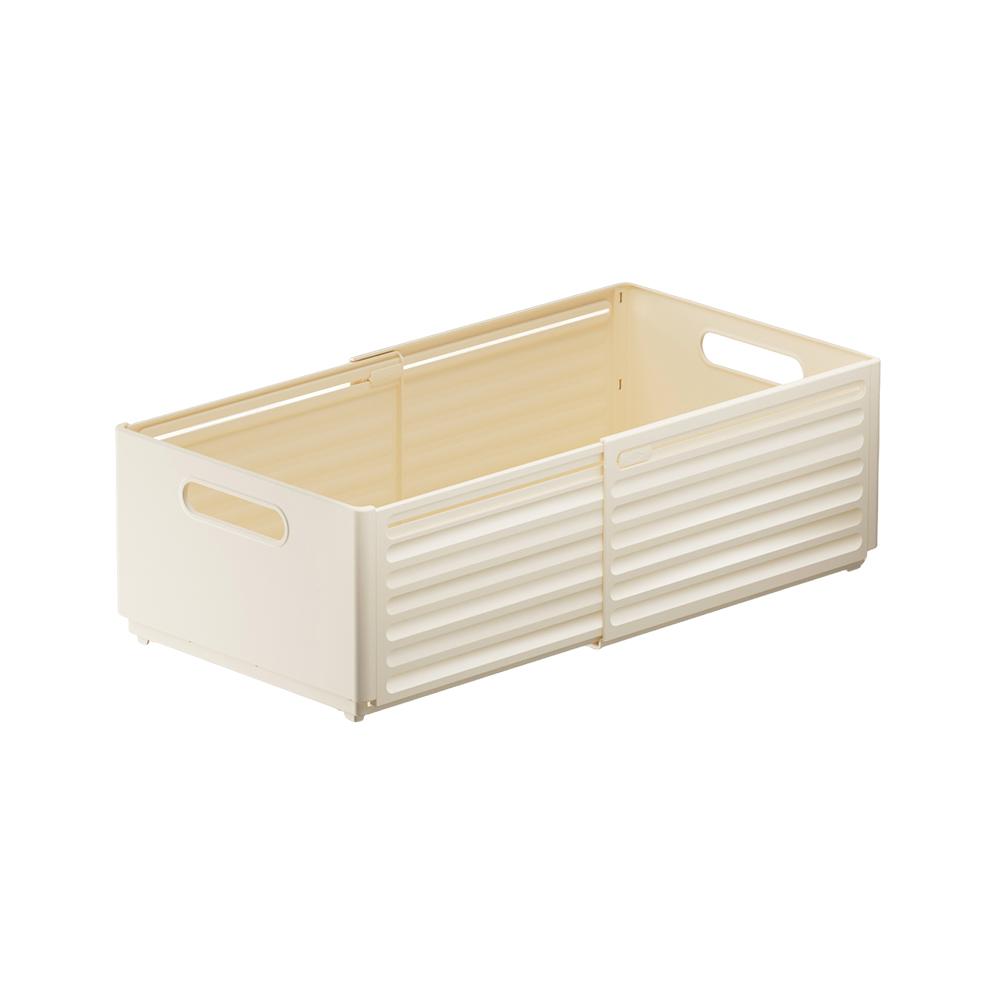 2Pcs Retractable Storage Bins with Handles Drawer Organizer Organisers Container Baskets for Kitchen Cabinets Wardrobes Bathroom