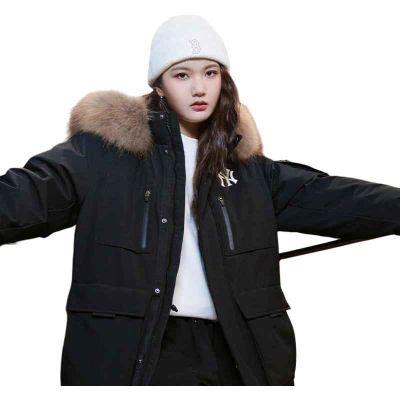 New MLB New York Yankees Basic Collection 24FW Jackets & Coats Down Jacket Unisex Black 3ADJB1346-50BKS