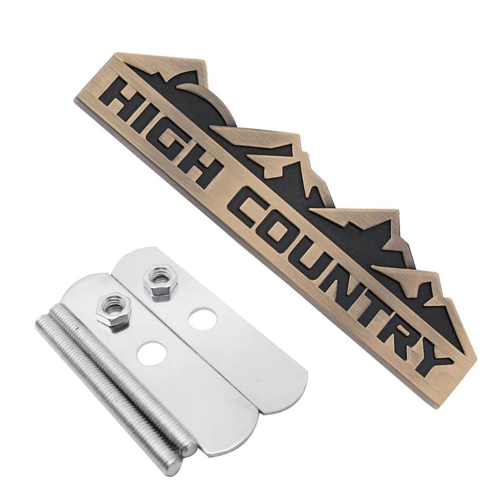 Car Front Grille Badge Tail Trunk Sticker for  Snow Mountain HIGH COUNTRY Emblem CHEROKEE COMMANDER COMPASS LIBERTY PATRIOT