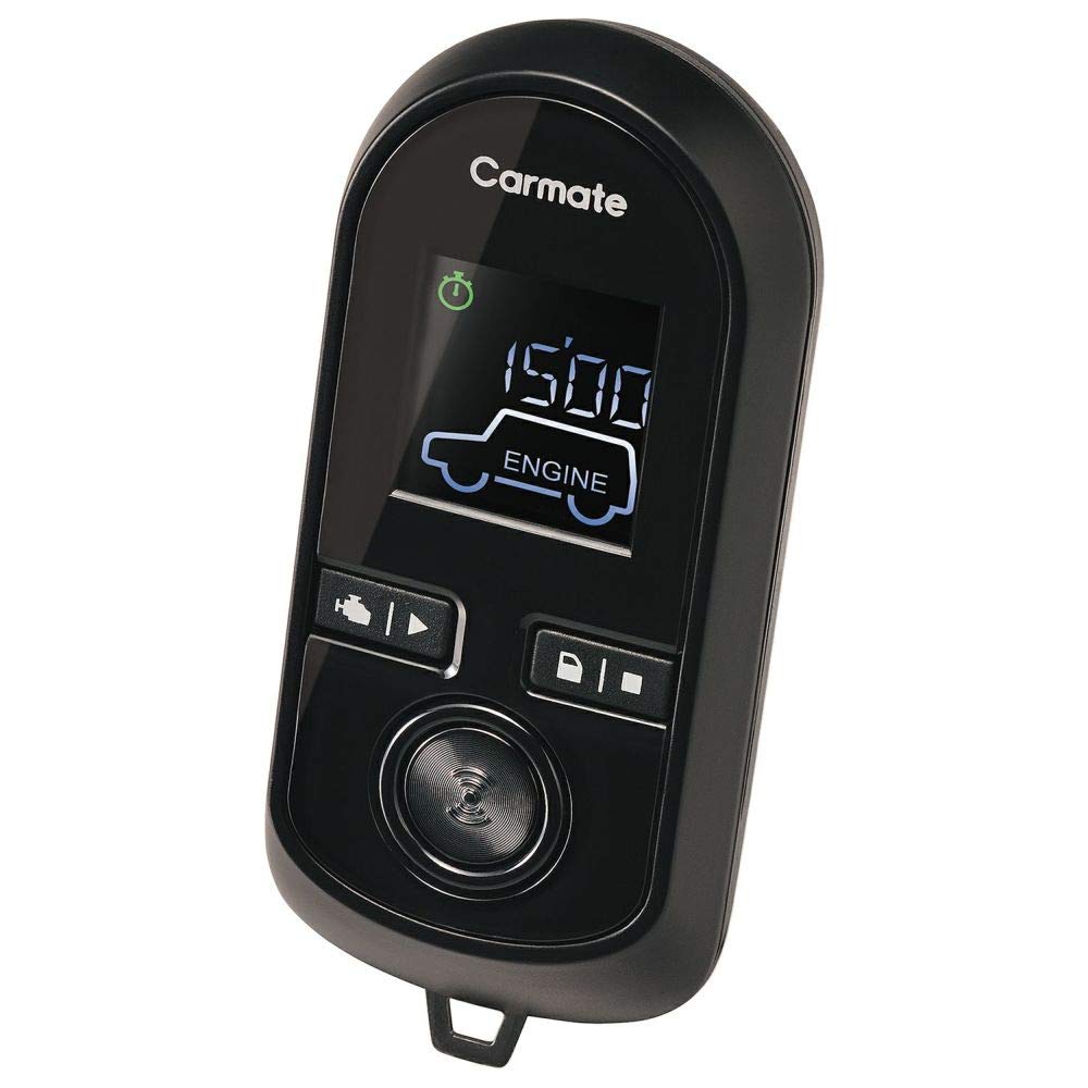 

Стартер кондиционера Carmate для максимального радиуса действия сигнала ЖК-пульта дистанционного управления Сделано в Активирует кондиционер и обогреватель до получения Идеально для и и чёрный