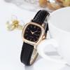 Minimalist Unisex Quartz Watch With Leather Strap For Casual Wear