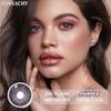 FUNSACHY Colored Contact Lenses Yearly Brown Lens for Eyes Makeup Beauty Green Color Lenses Fashion Grey Pupils Contacts 2Pcs
