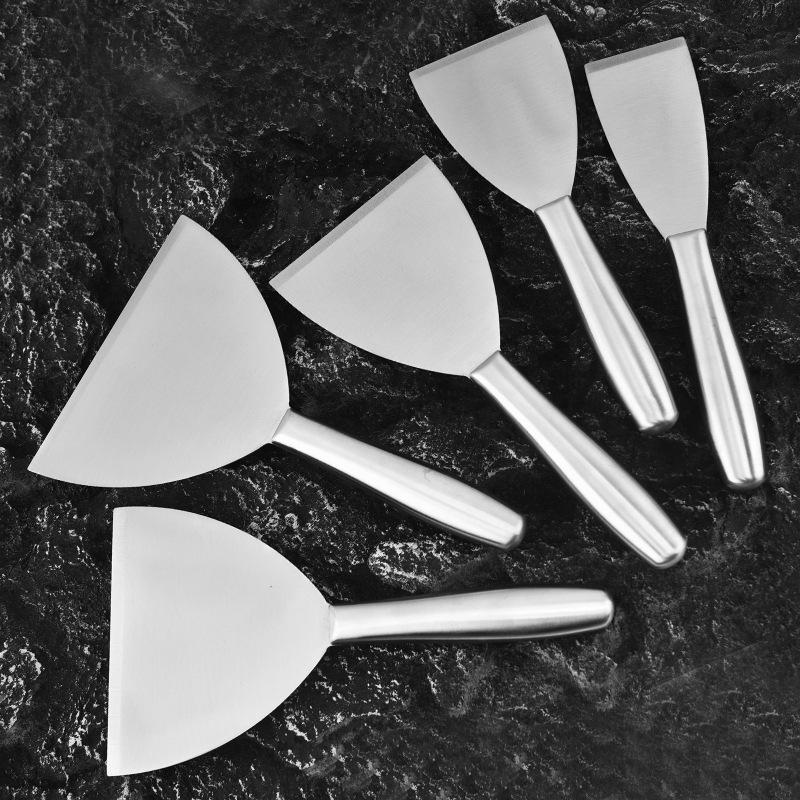 Spot Kitchen Stainless Steel Japanese Teppanyaki Spatula with Hollow Handle