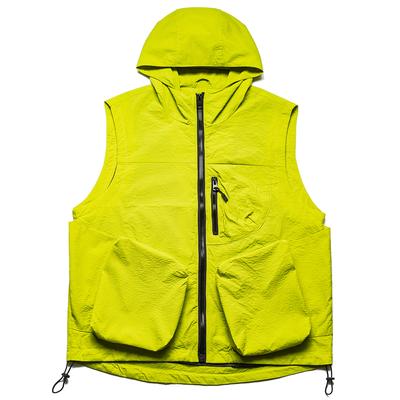 Mode Herren Sommerweste Kapuze Vintage Outdoor Ärmellose Mäntel Herren Oberbekleidung