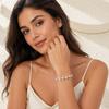 Luxury Princess Cut Moissanite Tennis BraceletS925 Silver Secure Box Clasp Tarnish Resistant for Anniversaries Gift Bracelet