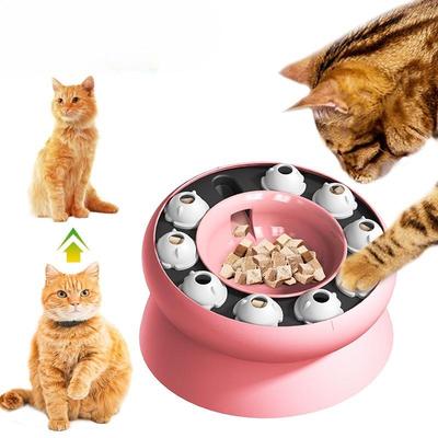 Haustierzubehör: Intelligentes Katzenspielzeug, Langsame Fütterung, Langsame Fressnäpfe für Katzen
