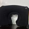 Inflatable U-Shaped Neck Pillow for Travel and Camping - Mouth-Blow, Multi-Functional, and Foldable