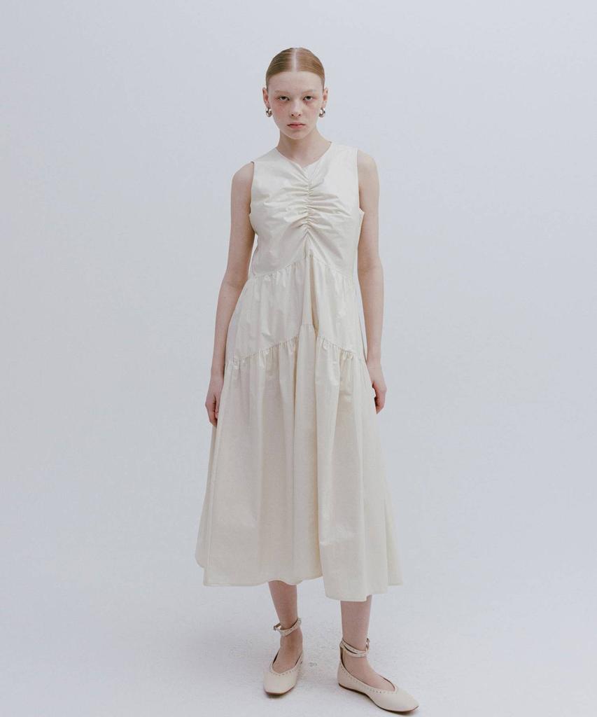 Mais Shining Sleeveless Dress / Ivory