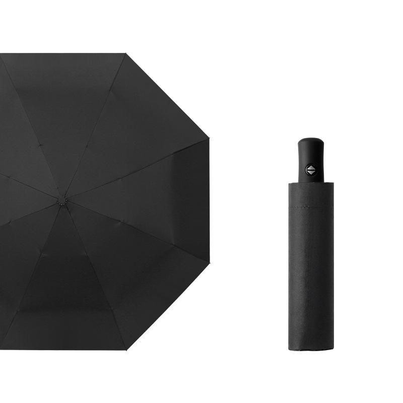 

Fully automatic folding portable vinyl sunscreen UV protection sun umbrella sun umbrella dual-purpose male and female umbrella large чорний