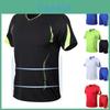 Breathable Summer Quick-drying Sports Suit With Short Sleeve T-shirt And Shorts**