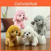 Sweet Poodle Plush Toy Petite Dog Pendant Cuddly Puppy Doll Soft Pp Cotton Filling