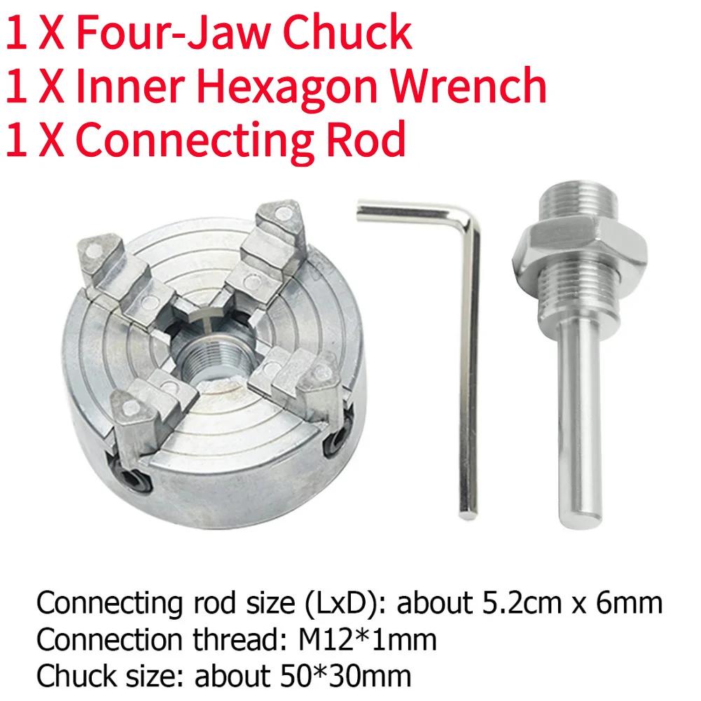 2025 New Jaws Self-Centering Cast Iron High Carbon Steel Mini Drill Chuck Metal 3 Jaws Manual Lathe Chuck Clamp