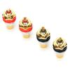 Monosaudio C401G RCA Socket Pure Copper 24K Gold Plated RCA Female Socket Terminal