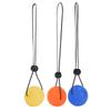Finger Exercise Ball Fitness Hand Finger Strength Stretch Training Ball for Rehabilitation(Yellow 15 Hardness Orange 20