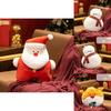 Christmas Theme Santa Claus Snowman Deer Plush Doll Toy Pillow For Gift Giving