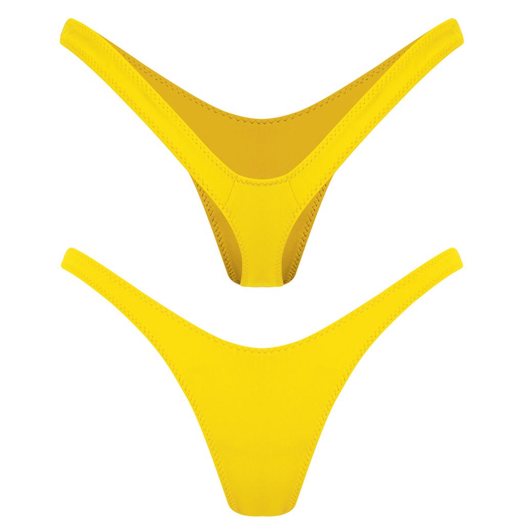 Womens V Shape Thong T-back G-string Panties Mini Bikini Briefs