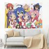 Colorful Anime Girl Tapestry Bedroom Decoration Wall Hanging Blanket Tapestry Cool Stuff For Room