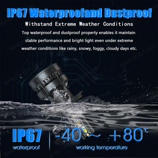 For HONDA CIVIC 1992-2002 2003 LED Headlight Kit H4 9003 6000K Hi/Low Beam Bulbs