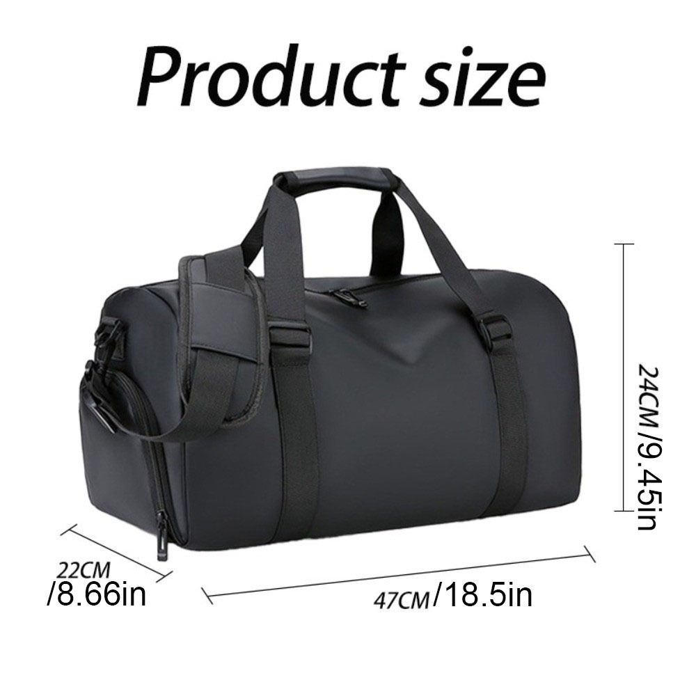 Solid Color Sports Fitness Bag Large Capacity Travel Tote Bag Portable Yoga Training Bag  Outdoor