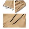 ROMON Men's Summer Ice Silk Casual 3/4 Cargo Shorts