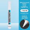 1PC Long Needle Marker Pen Waterproof Durable White Dash Pen for Woodworking Tile Screw Precise Marking Projects