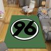 Hannover 96 Flannel Printed Carpet, Home Sofa Decoration for Living Room & Bedroom, Non‑Slip Play Flannel Floor Mat for Game Room