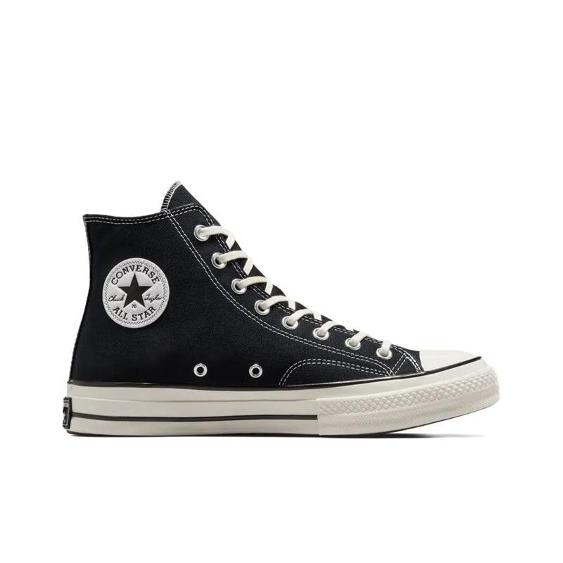 Converse Chuck 70 Versatile Classic Lightweight Comfortable Durable High-Top Canvas Shoes Kids Sneakers Black Q62050W