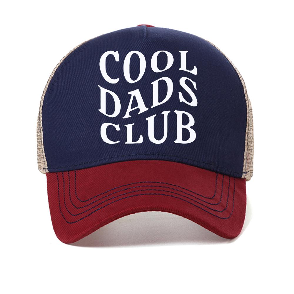 Cool Dads Club baseball cap Father's Day Funny Husband caps Daddy Dad To Be sports hat casual mesh adjustable trucker hats