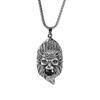 Qi Tian Fashionable Da Sheng Sun Wukong Pendant Necklace For Men With Retro Style And Quality Finish