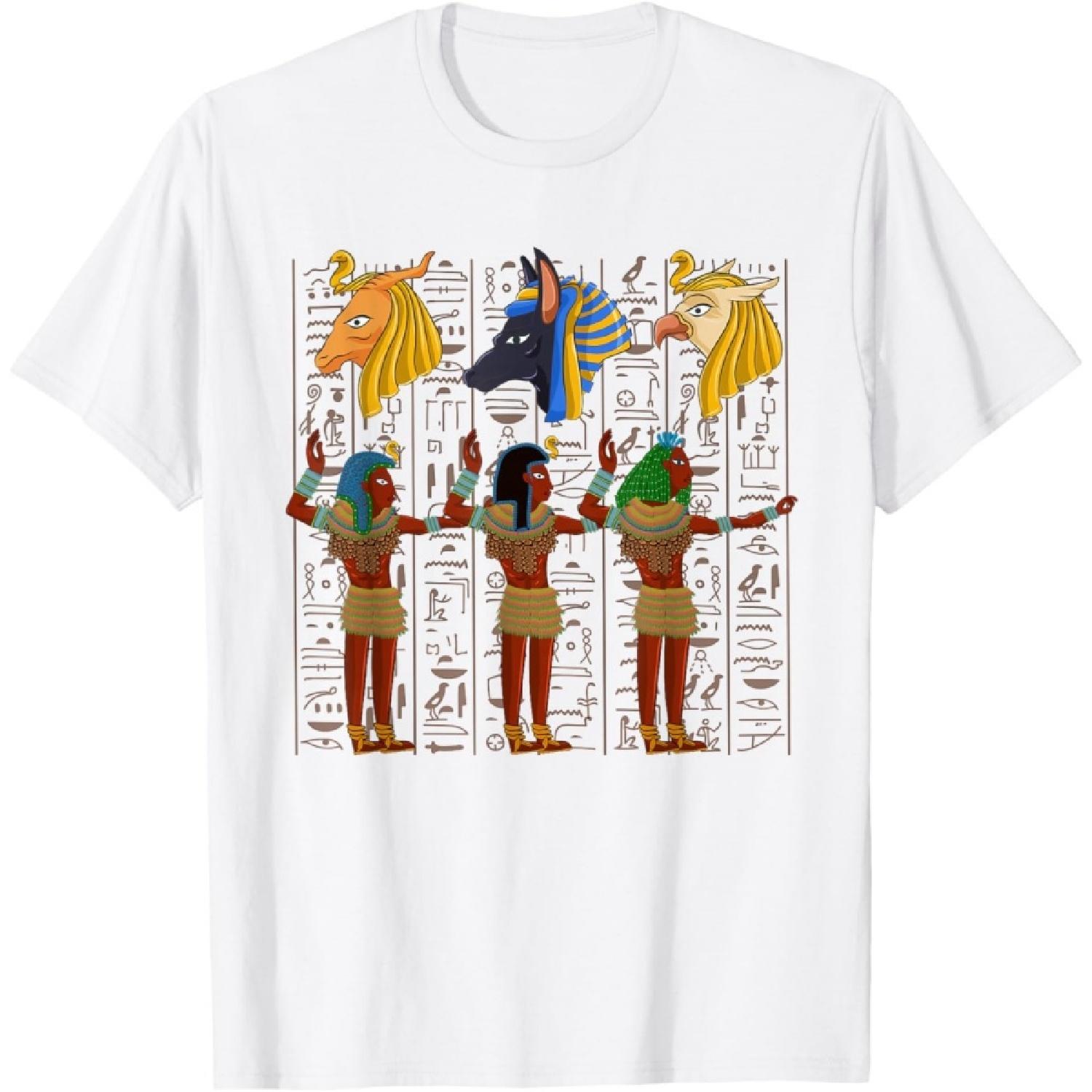 History Hieroglyphics Tut Ankh Egyptian Gift Ancient Egypt T-Shirt XXXXXL белый