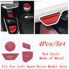 Start Stop Button Sequ / Auto P Gear Shift Panel Stickers Cover Trim Red Accessories For Geely Monjaro Kx11 Manjaro  2024